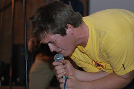 Love Pirates' Micah Moyers performs at St. Jude's Up 'Til Dawn. - Photo by Jonathan Blair