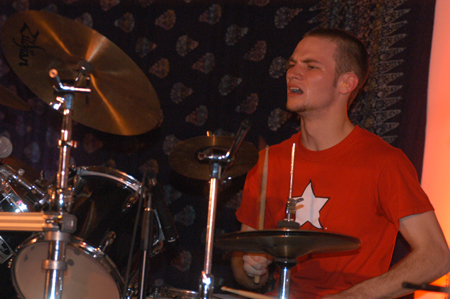Senior Jesse Florida peforms with Greenwood at St. Jude's Up 'Til Dawn. - Photo by Kristen Nicole Sayres