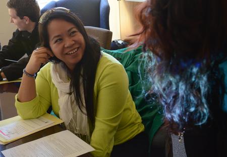 The Vocatio Center assists students in securing jobs in their fields of study after graduation. Walk-In Wednesday helps students write their resumes with the assistance of trained professionals. - Photo by Amanda Rohde