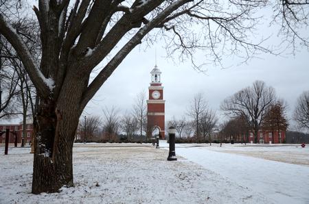 Union's campus under a rare dusting of snow. - Photo by Amanda Rohde