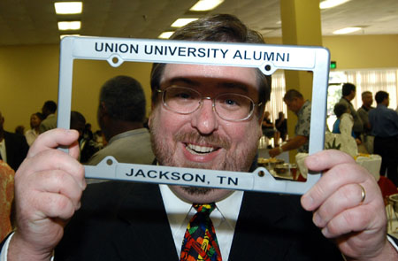 Lou Carmichael Jr. joined the ranks of Union alumni after earning his master of education degree. Carmichael was among 230 graduates awarded degrees in the August ceremony. - Photo by Morris Abernathy