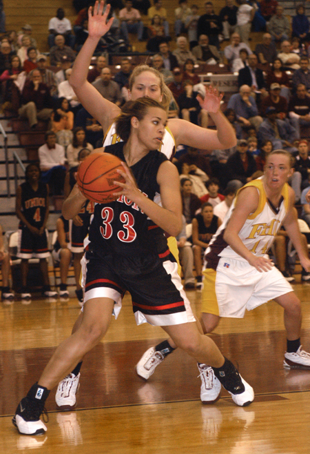 Stephanie Clark was named the TranSouth Conference Player of the Year as she averaged a double-double on the season. - Photo by Jim Veneman