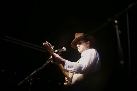 Joe Garner, frontman of The Kernal, performs in Barefoots Joe. - Photo by Amanda Rohde