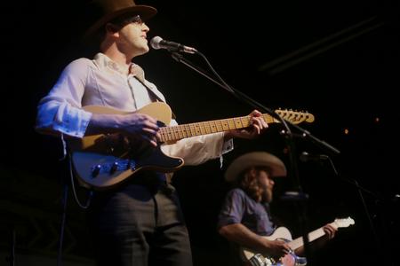 The Kernal, Jackson-based band, opens for Thad Kopec in Barefoots Joe. - Photo by Amanda Rohde