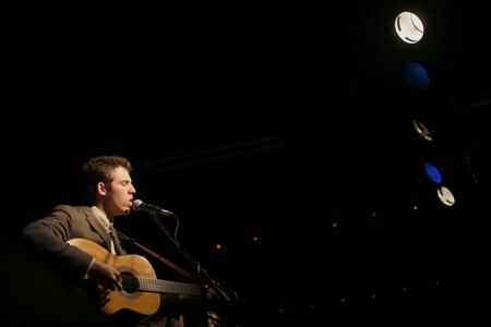 Thad Kopec, Nashville-based indie artist, performs in Barefoots Joe. - Photo by Amanda Rohde