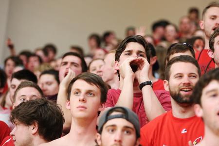 The student cheer section was completely full at the NCAA Division II South Region Tournament championship game between the Lady Bulldogs and Nova Southeastern. - Photo by Kristi McMurry Woody