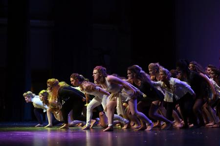 Chi Omega performs "Stockholm Syndrome" at SAC's 2015 Variety Show. - Photo by Amanda Rohde
