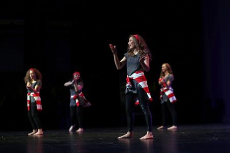 The Student Activities Council performed their own act at the 2015 Variety Show. - Photo by Amanda Rohde