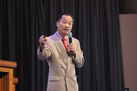 Ming Wang, director of Wang Vision 3D Cataract and LASIK Center, talks about how we should not take freedom for granted and that we should be making the most out of the opportunity given to us. - Photo by Sol Bee Park