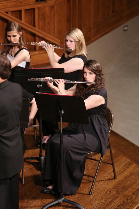 Members of the Symphonic Band perform during their fall concert. - Photo by Kristi McMurry Woody