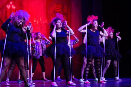 Kappa Delta performs at 2016 SAC Variety Show.  - Photo by Gretchen Foels