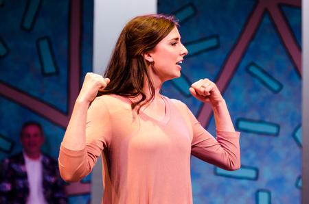 Elizabel Riggs, senior theater major, leads the Blank Slate Improv Team.  - Photo by Gretchen Foels