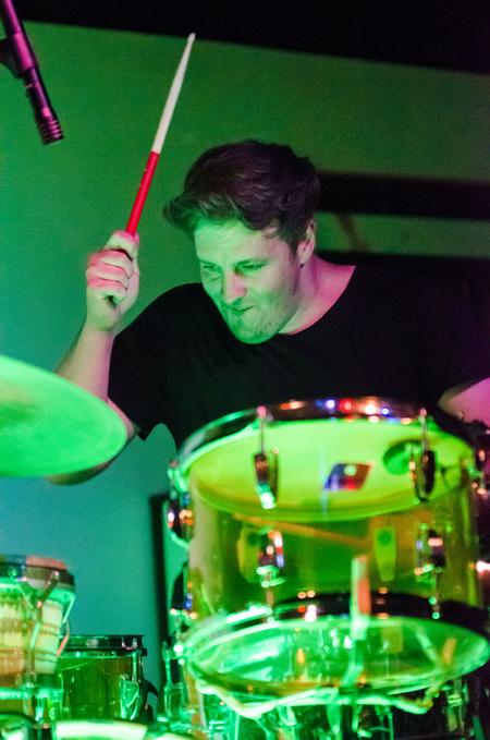 Maps & Atlases performs in Barefoots Joe. - Photo by Kristi McMurry Woody