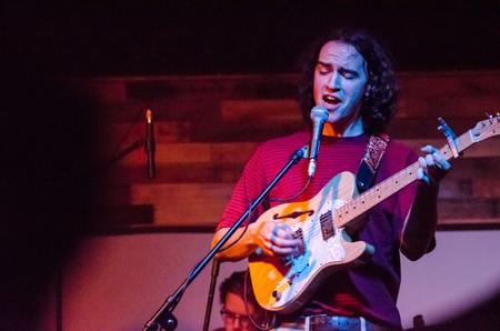 Maps & Atlases performs in Barefoots Joe.  - Photo by Kristi McMurry Woody