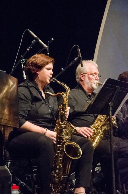 Jazz Band provides the dinner music during the 19th annual Scholarship Banquet. - Photo by Gretchen Foels