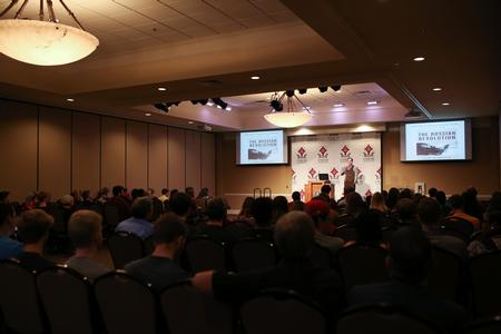 Sean McMeekin speaks to students during an afternoon lecture prior to the Carls-Schwerdfeger History Lecture that evening. - Photo by Kristi McMurry Woody