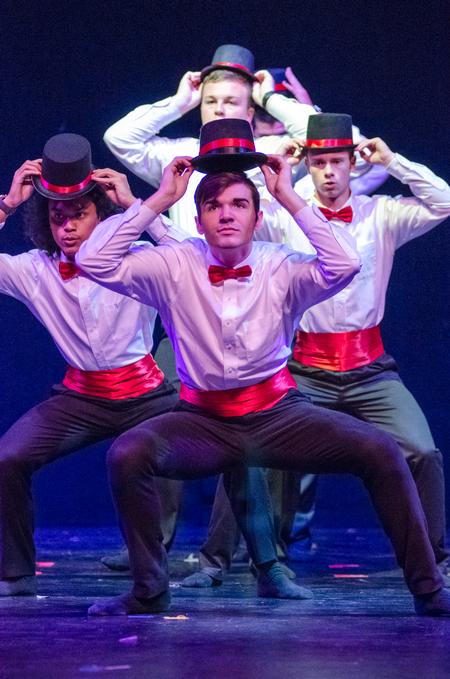Lambda Chi Alpha competes in the 20th annual SAC Variety Show. - Photo by Gretchen Foels