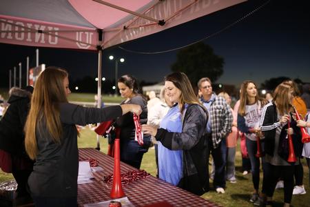 Prospective students check in for Bulldog Days, and overnight preview experience. - Photo by Kristi McMurry Woody