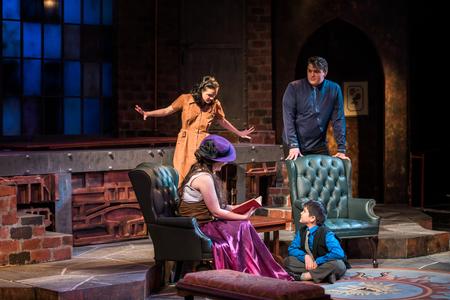Students perform in the Union University production of Frankenstein. - Photo by Kristi McMurry Woody