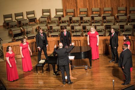 The Voices of Proclamation perform during the Spring Choral Concert. - Photo by Kristi McMurry Woody