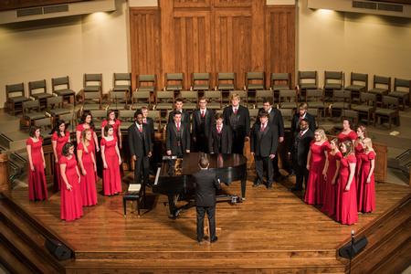 The University Singers perform during the Spring Choral Concert.  - Photo by Kristi McMurry Woody