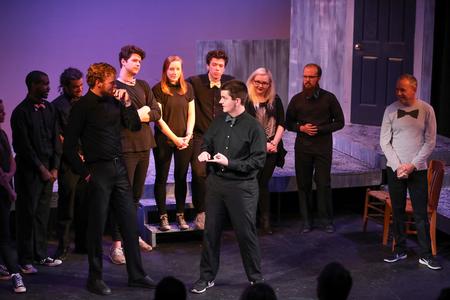 Students in Blank Slate Improv perform in the annual "Dub Show" - Photo by Kristi McMurry Woody