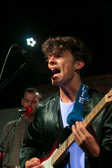 Arlie plays at Barefoots Joe. - Photo by Hannah Heckart