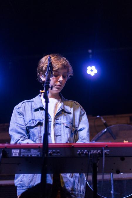 Birdtalker, a band from Nashville, TN, performs a concert for Union students in Barefoots Joe. - Photo by Nikki Grim