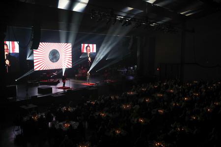 Christian band MercyMe performs as the featured guest at the 2018 Scholarship Banquet. - Photo by Kristi McMurry Woody