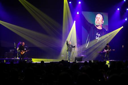 Christian band MercyMe performs as the featured guest at the 2018 Scholarship Banquet. - Photo by Kristi McMurry Woody