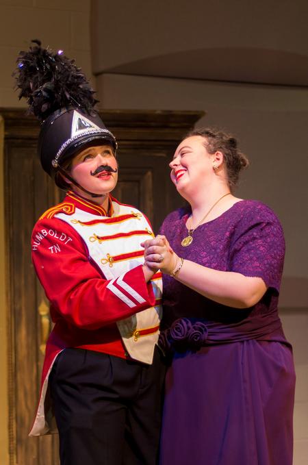Music students perform in the opera workshop presentation of Captain Lovelock. - Photo by Nikki Grim
