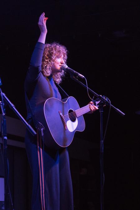 Sawyer performs in Barefoots Joe. - Photo by Lynn Tucker