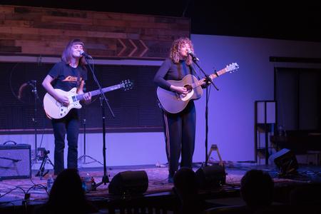 Sawyer performs in Barefoots Joe. - Photo by Lynn Tucker