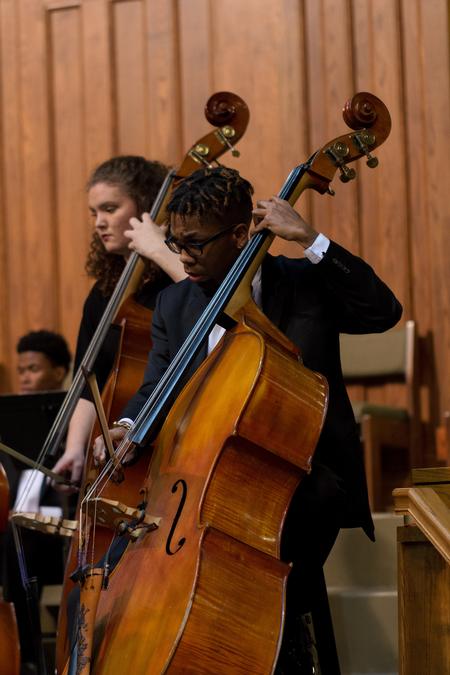 The Union orchestra performs at their annual fall concert. - Photo by Kristi McMurry Woody