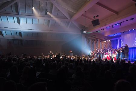 The music department presents the annual Union Christmas concert in the chapel. - Photo by Riley Boggs