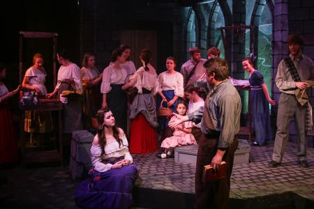 Students perform in Brigadoon in the WD Powell Theatre. - Photo by Hannah Heckart