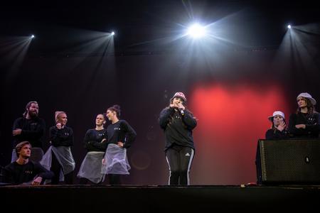 Student Activities Council performs at the 2019 Variety Show. - Photo by Joey Echeverria