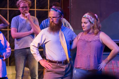 Blank Slate Improv performs in the W.D. Powell Theatre. - Photo by Nikki Grim