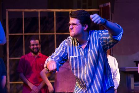Blank Slate Improv performs in the W.D. Powell Theatre. - Photo by Nikki Grim