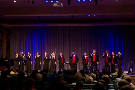 The Voices of Proclamation performs during the Spring Choral Concert. - Photo by Nikki Grim