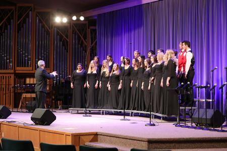 Students perform in the annual Fall Choral Concert. - Photo by Kristi McMurry Woody