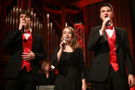 Students in the Department of Music perform in the annual Union Christmas concert. - Photo by Kristi McMurry Woody