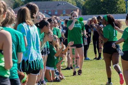 Students in Kappa Delta participate in Greek Olympics.  - Photo by Nikki Grim