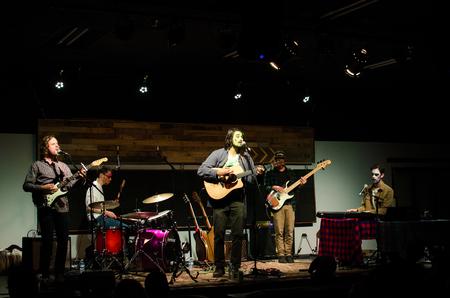 Bendigo Fletcher performs a concert in Barefoots Joe. - Photo by Jess Newendyke