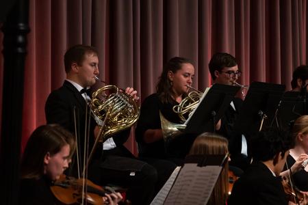 Music students perform in the annual fall orchestra concert. - Photo by Joey Echeverria