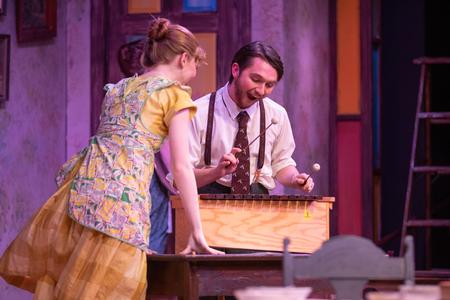 Ian Malone performs as Ed in the UU Theatre production of "You Can't Take It With You." - Photo by Kristi McMurry Woody