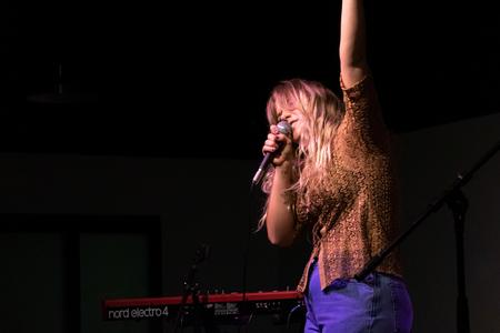 Trella performs in Barefoots Joe.  - Photo by Joey Echeverria