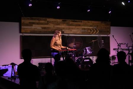 Trella performs in Barefoots Joe.  - Photo by Joey Echeverria