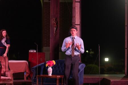 Kaylen Williams and Alexander LaVan star in "The Telephone Cast" Opera Workshop performance. - Photo by Kristi McMurry Woody
