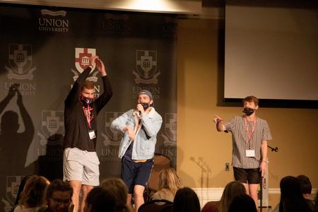 Students enjoy Open Mic Night during Welcome Week. - Photo by Joey Echeverria